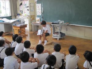1年生に本の紹介